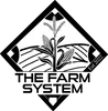 A black and white picture of a plant in the middle of a field.