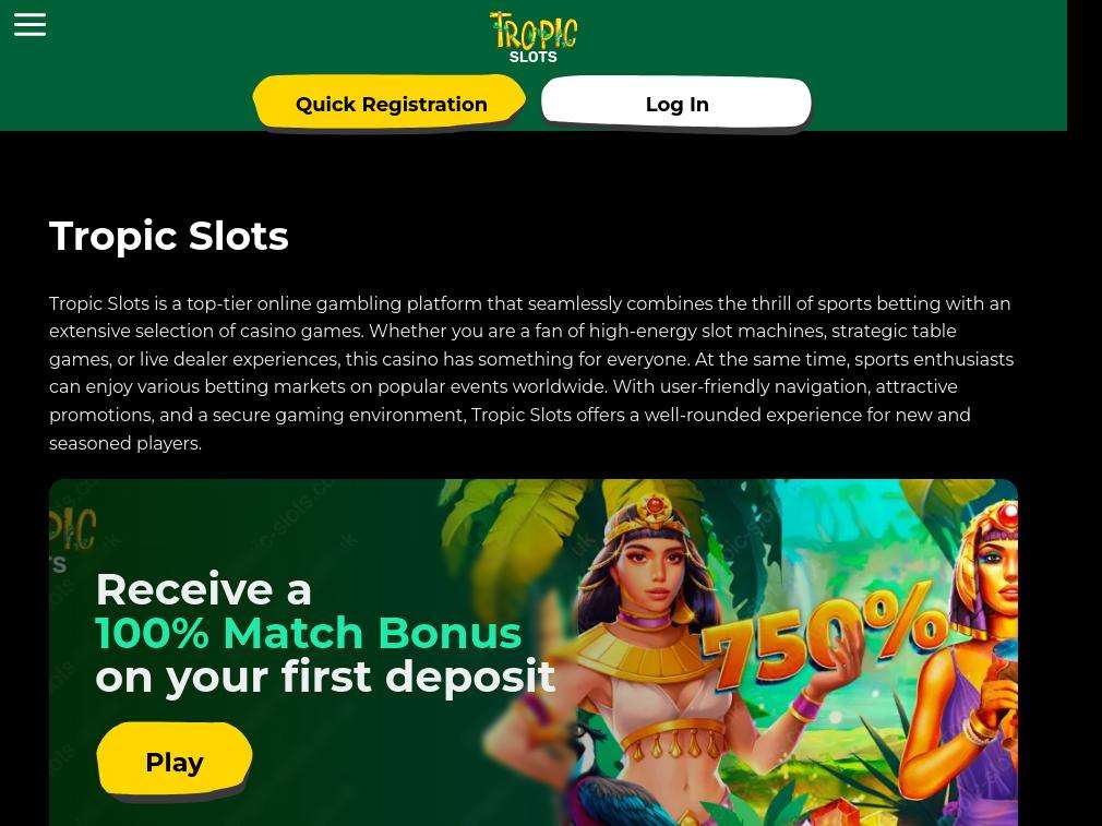 Online casino promotion with bonus offer.